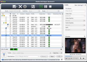 4Media DVD Ripper Standard for Mac screenshot