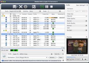 software - 4Media DVD to Apple TV Converter for Mac 6.5.1.0322 screenshot