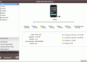 4Media iPhone Max Platinum for Mac screenshot