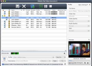 4Media iPod Video Converter for Mac screenshot