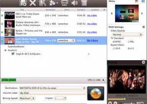 software - 4Media MP4 to DVD Converter for Mac 6.2.1.0318 screenshot