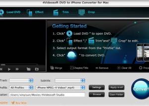 4Videosoft DVD iPhone Convertisseur Mac screenshot