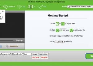 7thShare Mac Any Blu-ray Ripper screenshot
