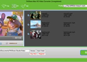 7thshare Mac HD Video Converter screenshot