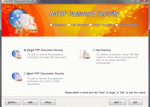 A-PDF Password Security for Mac screenshot