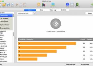 software - AcaStat for Mac OS X 10.1.11 screenshot