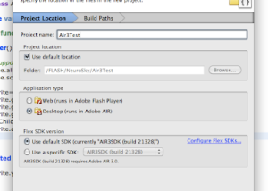 Adobe AIR SDK for Mac OS X screenshot