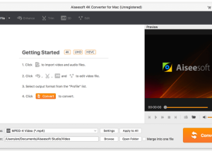 software - Aiseesoft 4K Converter for Mac 9.2.28 screenshot
