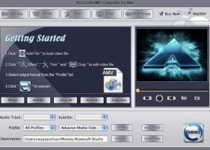 Aiseesoft AMV Converter for Mac screenshot