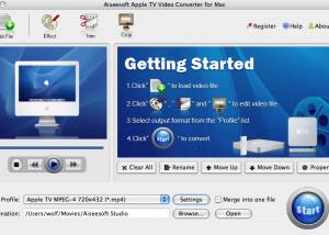 software - Aiseesoft Apple TV Converter for Mac 3.2.18 screenshot