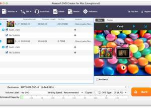 software - Aiseesoft DVD Creator for Mac 5.2.38 screenshot