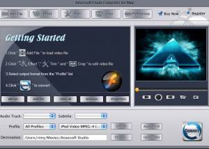 Aiseesoft Flash Converter for Mac screenshot