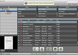 Aiseesoft iPad 2 ePub Transfer for Mac screenshot