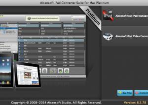 Aiseesoft iPad Converter Platinum Mac screenshot