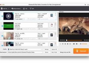 software - Aiseesoft iPad Video Converter for Mac 8.1.20 screenshot