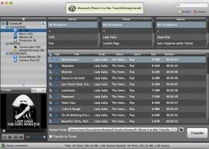 Aiseesoft iPhone 4 to Mac Transfer screenshot