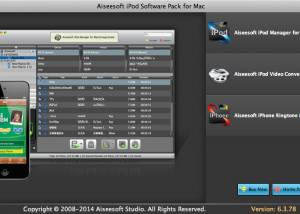 software - Aiseesoft iPod Software Pack for Mac 6.1.38 screenshot