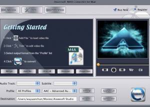 software - Aiseesoft M4A Converter for Mac 3.2.26 screenshot