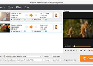 software - Aiseesoft MP4 Converter for Mac 9.2.30 screenshot