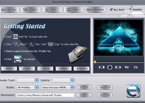 Aiseesoft Sony Converter for Mac screenshot