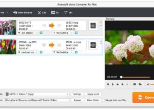 Aiseesoft Video Converter for Mac screenshot