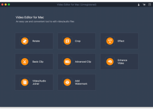 Aiseesoft Video Editor for Mac screenshot