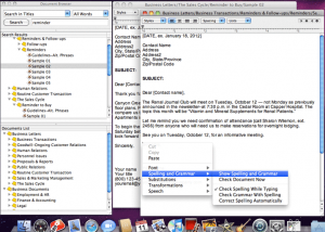 software - All-Business-Letters for Mac 5.2.19 screenshot