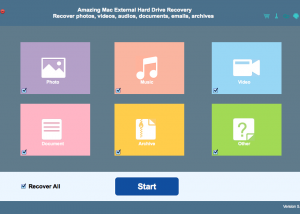 Amazing Mac External Hard Drive Recovery screenshot