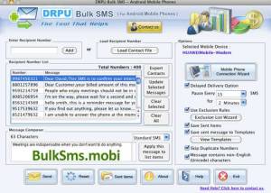 Android Bulk SMS Program screenshot