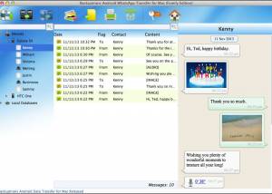 Android WhatsApp Transfer for Mac screenshot