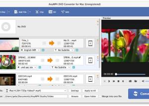 software - AnyMP4 DVD Converter for Mac 8.2.18 screenshot