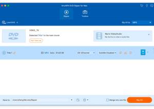 software - AnyMP4 DVD Ripper for Mac 9.0.72 screenshot