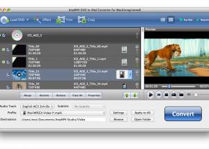 software - AnyMP4 DVD to iPad Converter for Mac 6.1.58 screenshot