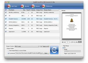 AnyMP4 Free PDF to PNG Converter for Mac screenshot