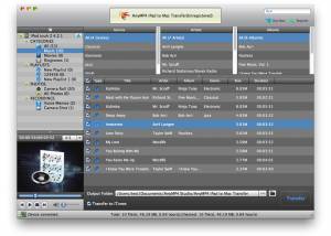 AnyMP4 iPad to Mac Transfer screenshot