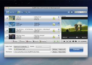 AnyMP4 Video to GIF Converter for Mac screenshot