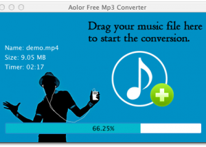 software - Aolor Free MP3 Converter for Mac 1.0.0 screenshot