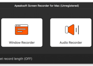 Apeaksoft Screen Recorder for Mac screenshot