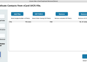 software - Aryson Mac vCard Duplicate Remover 23.07 screenshot
