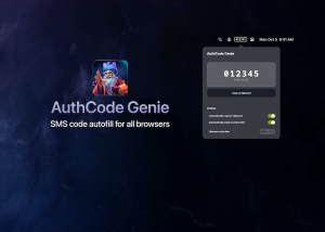 AuthCode Genie For Mac screenshot