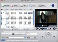 software - AVCWare Mac DVD to iPod Converter 2.0.8.1127 screenshot