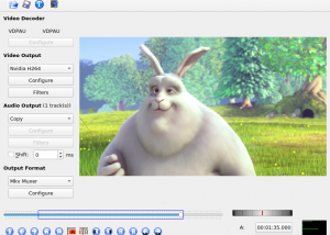 Full Avidemux for Mac OS X screenshot