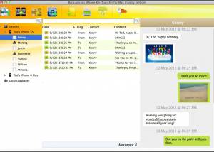 software - Backuptrans iPhone Kik Transfer for Mac 3.1.01 screenshot