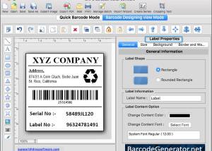 software - Barcode Generator Mac 8.4.1.2 screenshot