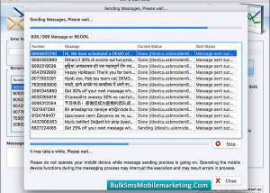 Bulk SMS Marketing Mac OS X screenshot