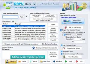 Bulk SMS Marketing Software screenshot