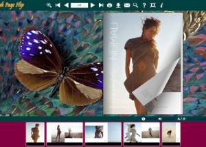 Butterflies Templates for Flash FlipBook screenshot