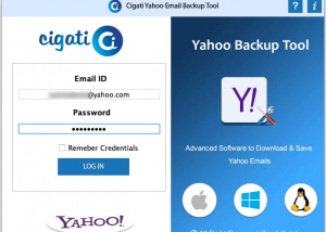 software - Cigati Mac Yahoo Mail Converter 19 screenshot