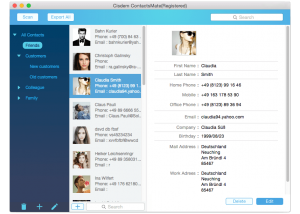 software - Cisdem ContactsMate for Mac 3.1.0 screenshot