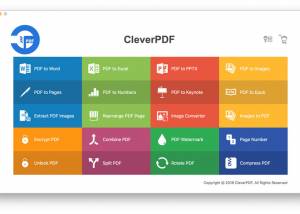 software - CleverPDF for Mac 3.0.4 screenshot